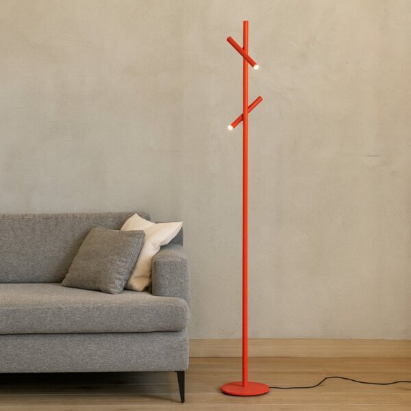 Piantana moderna gea luce gpia40 led orientabile dimmerabile alluminio - Gea Luce