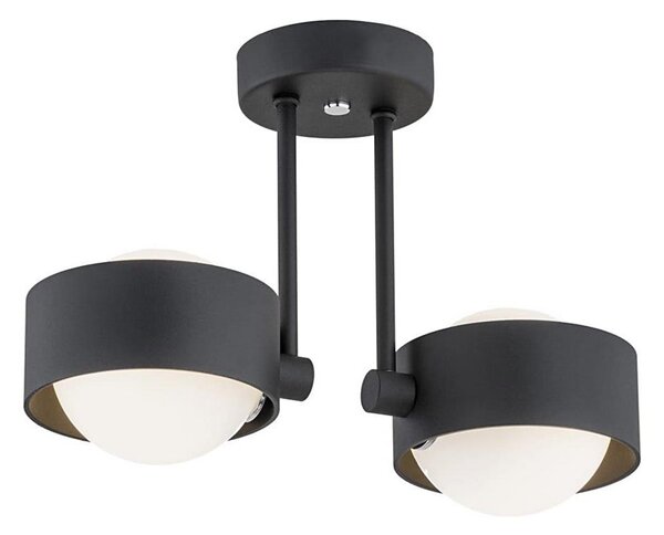 Argon 7089 - Lampadario su palo MASSIMO PLUS 2xG9/6W/230V nero