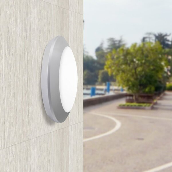 Applique plafoniera esterno top light verona 35 gr e27 led ip66 resina - Top Light