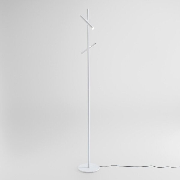 Piantana moderna gea luce gpib40 led orientabile dimmerabile alluminio - Gea Luce