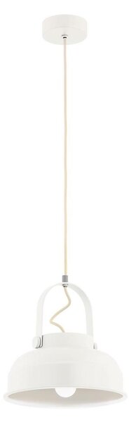 Argon 8284 - Lampadario a sospensione con filo DAKOTA 1xE27/15W/230V bianco