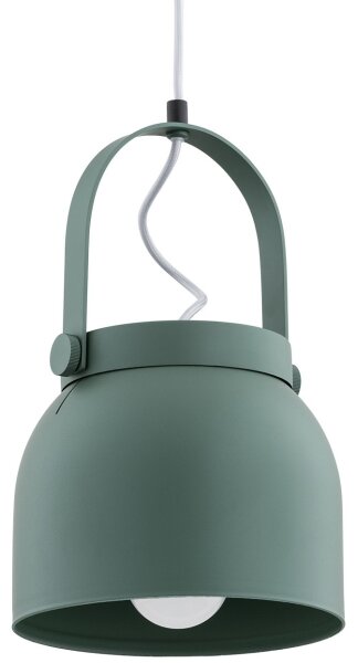 Argon 8283 - Lampadario a sospensione con filo LOGAN 1xE27/15W/230V diametro 20 cm verde