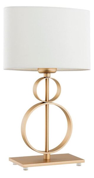 Argon 8310 - Lampada da tavolo PERSEO 1xE27/15W/230V 42 cm crema/oro