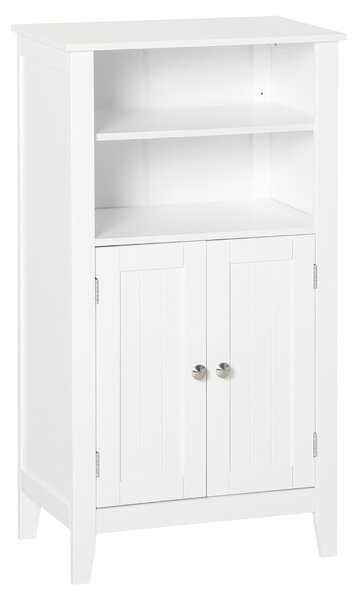 Mobile Multiuso Da Bagno Con Vani Ed Ante 75x36x160 Bianco Ocean