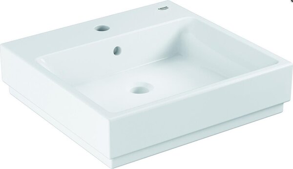 GROHE Aufsatz-WT Cube Keramik 39478 50cm PureGuard alpinweiß