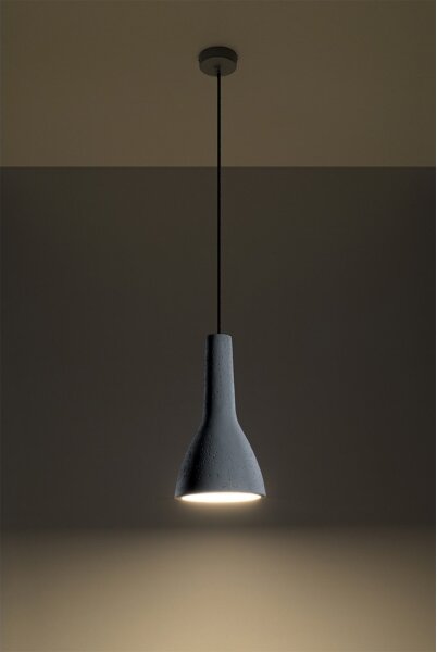 Lampadario a sospensione con filo EMPOLI 1xE27/15W/230V bianco
