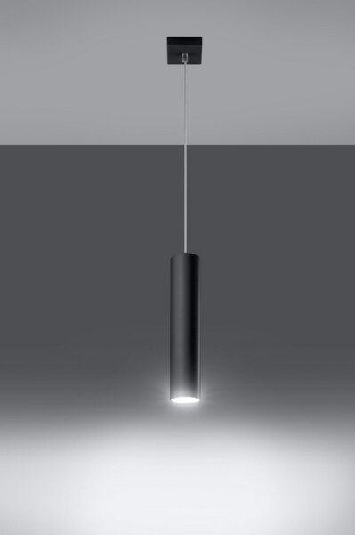 Sollux SL.0327 - Lampadario a sospensione con filo LAGOS 1 1xGU10/10W/230V nero