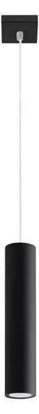 Sollux SL.0327 - Lampadario a sospensione con filo LAGOS 1 1xGU10/10W/230V nero