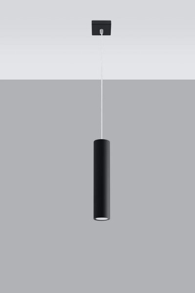 Sollux SL.0327 - Lampadario a sospensione con filo LAGOS 1 1xGU10/10W/230V nero