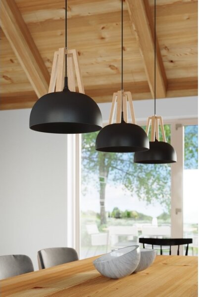 Sollux SL.0390 - Lampadario a sospensione con filo CASCO 1xE27/60W/230V diametro 30 cm