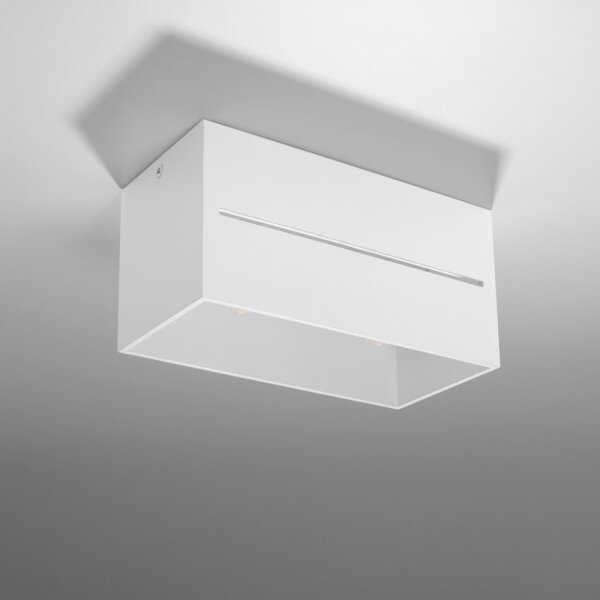 Sollux SL.0383 - Plafoniera LOBO 2xG9/40W/230V bianco