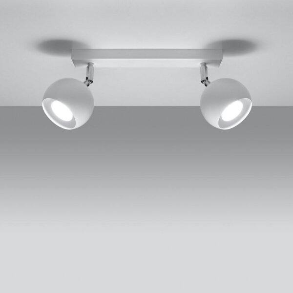 Sollux SL.0438 - Faretto da binario OCULARE 2xGU10/10W/230V