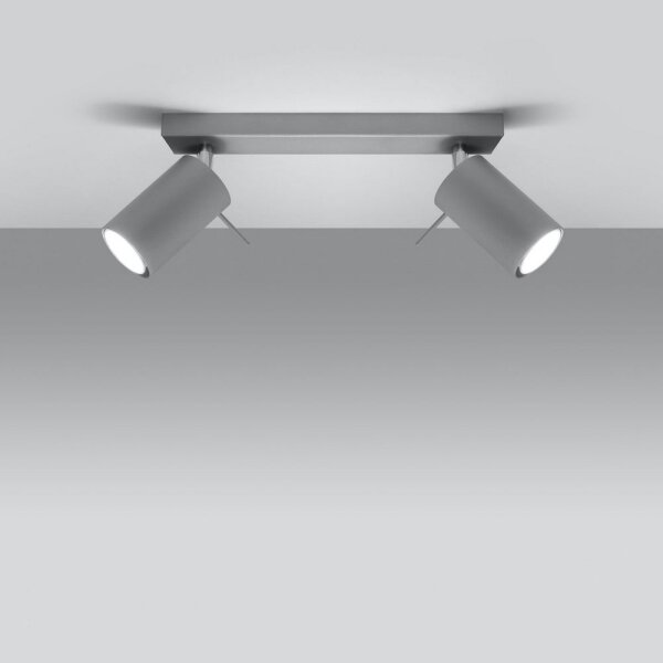 Sollux SL.0450 - Faretto da binario RING 2xGU10/10W/230V