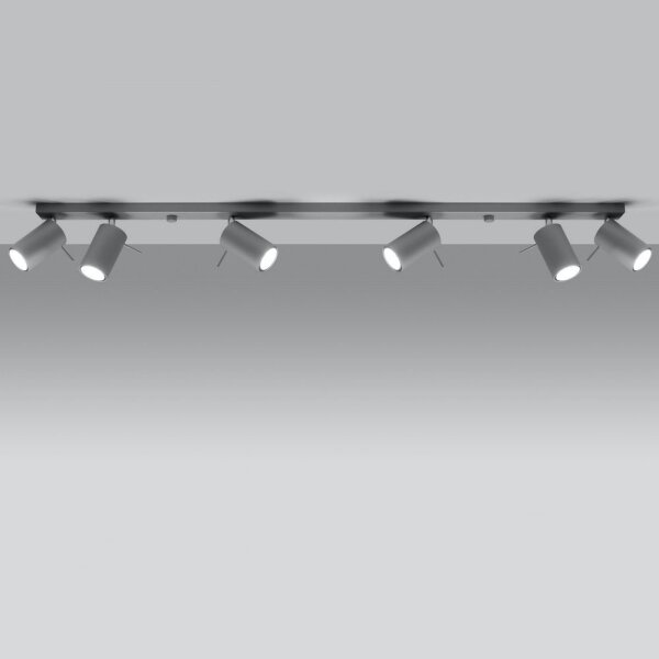 Sollux SL.0454 - Faretto da binario RING 6xGU10/10W/230V