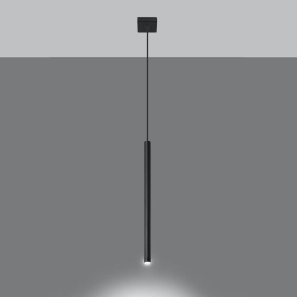 Sollux SL.0469 - Lampadario a sospensione con filo PASTELO 1 1xG9/8W/230V nero