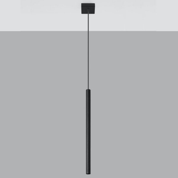 Sollux SL.0469 - Lampadario a sospensione con filo PASTELO 1 1xG9/8W/230V nero