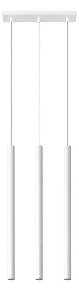 Sollux SL.0466 - Lampadario a sospensione con filo PASTELO 3xG9/8W/230V bianco