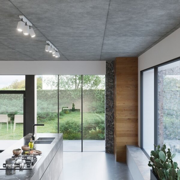 Luce Spot MERIDA 6xGU10/40W/230V bianco