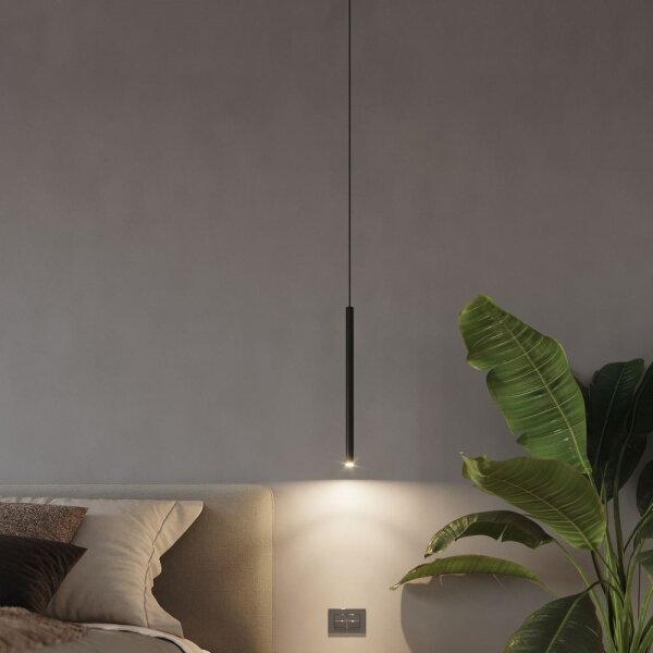 Sollux SL.0469 - Lampadario a sospensione con filo PASTELO 1 1xG9/8W/230V nero