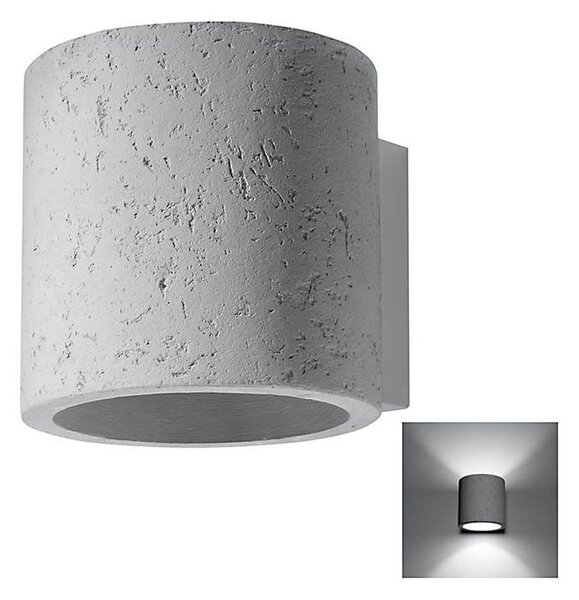 Sollux SL.0486 - Applique ORBIS 1xG9/40W/230V calcestruzzo