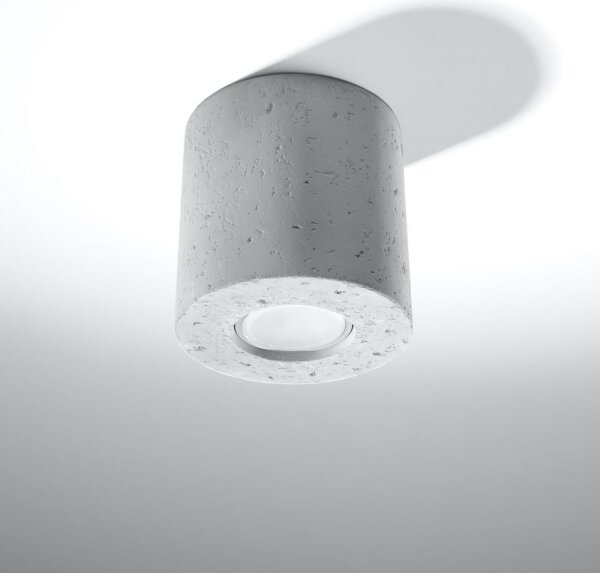 Sollux SL.0488 - Faretto ORBIS 1xGU10/10W/230V calcestruzzo