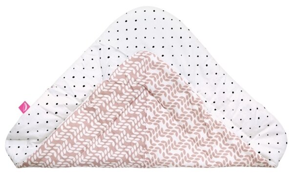 MOTHERHOOD - Coperta Swaddle con rinforzo in cocco CLASSICS 75x75 cm rosa