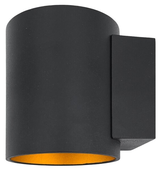 Applique SQUALLA TUBA 1xG9/50W/230V nero/oro