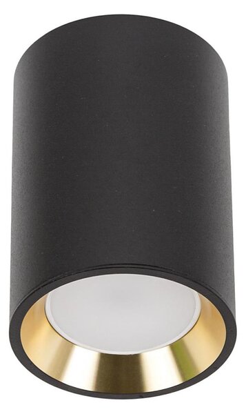 Faretto CHLOE 1xGU10/35W/230V tondo nero/oro