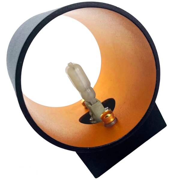 Applique SQUALLA TUBA 1xG9/50W/230V nero/oro