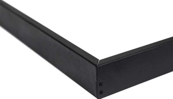 Telaio in metallo per l'installazione di pannelli LED 600x600 mm nero