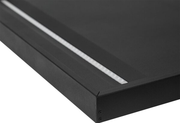 Telaio in metallo per l'installazione di pannelli LED 600x600 mm nero