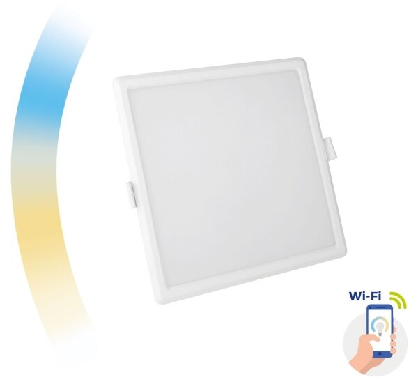 LED Faretto da incasso dimmerabile ALGINE LED/12W/230V Wi-Fi Tuya quadrato