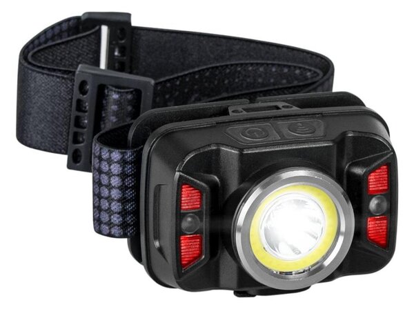Lampada frontale LED ricaricabile con sensore LED/15W/5V IP66 430 lucente 1800 mAh