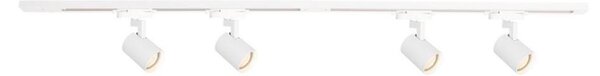 Faretto per sistema a binario VOLF 4xGU10/10W/230V bianco