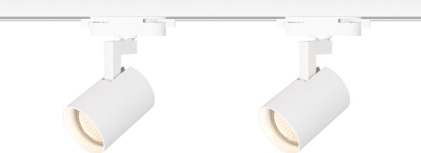 Faretto per sistema a binario VOLF 4xGU10/10W/230V bianco