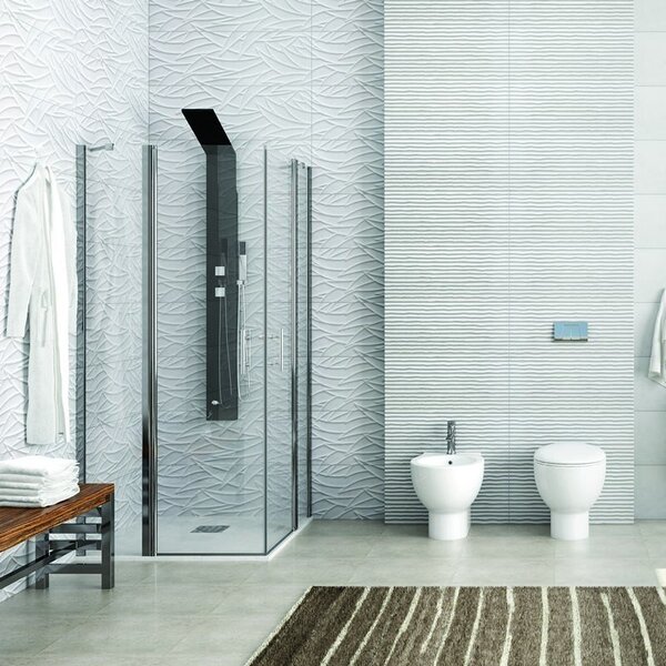 Kamalu box doccia 80x80 a doppio battente altezza 190 cm | kpx1000