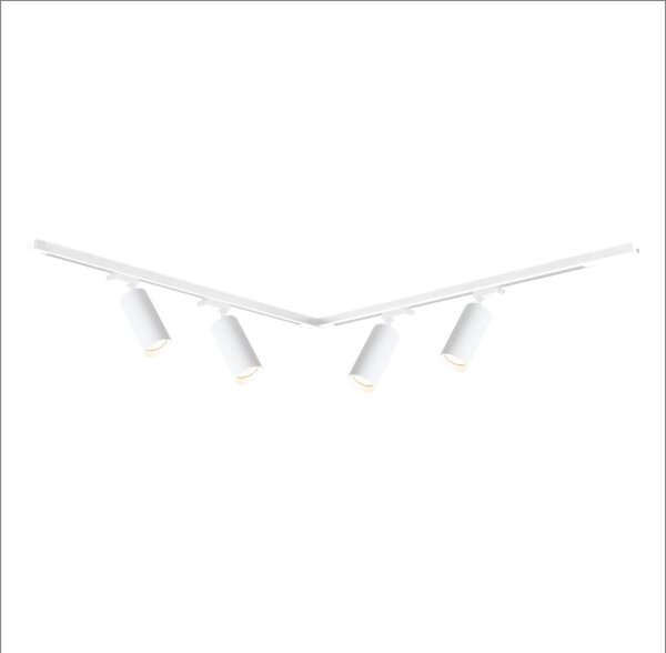Faretto per sistema a binario MICA 4xGU10/10W/230V bianco