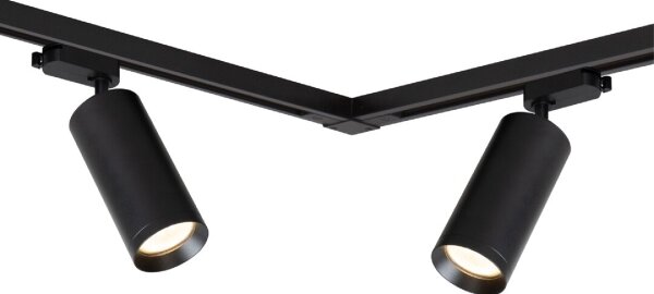 Faretto per sistema a binario MICA 4xGU10/10W/230V nero