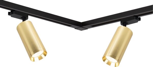 Faretto per sistema a binario MICA 4xGU10/10W/230V oro/nero