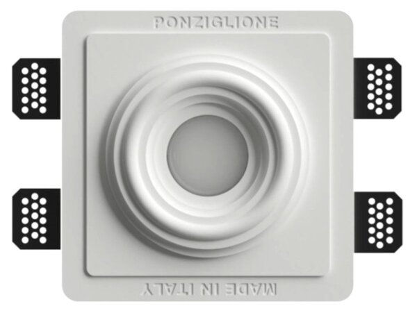 Faretto incasso lampadari bartalini auga fp1 gu10 led gesso verniciabile - Lampadari Bartalini Gesso