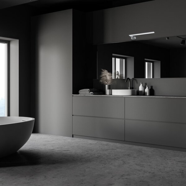Applique da bagno a LED SHINE LED/11W/230V 45 cm IP44 cromo lucido