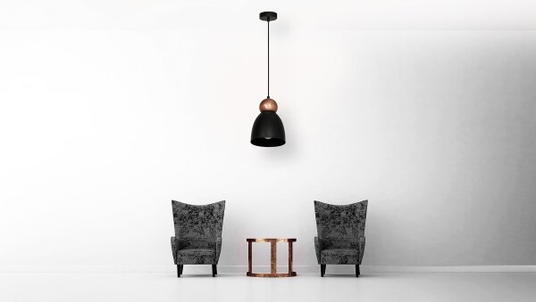 Lampadario a sospensione con filo TAURUS 1xE27/60W/230V