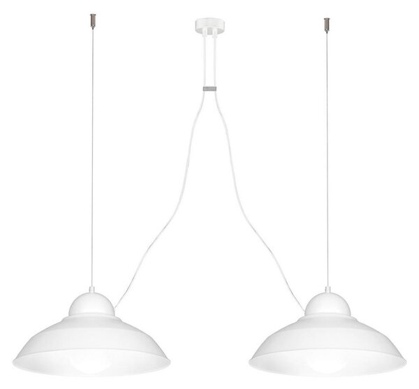 Lampadario a sospensione con filo GUSTAV 2xE27/60W/230V
