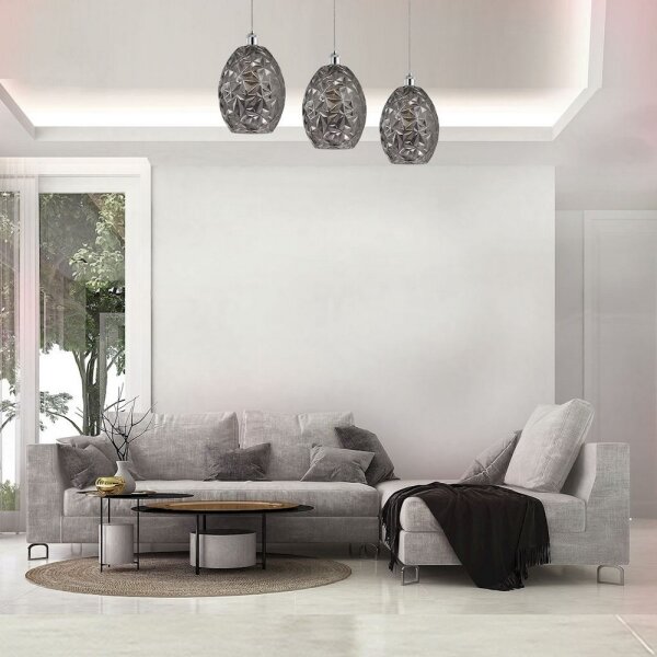 Lampadario a sospensione con filo BELIZE 3xE27/60W/230V