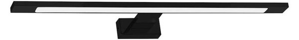 Illuminazione a LED per specchio da bagno SHINE LED/12W/230V 60 cm IP44 nero