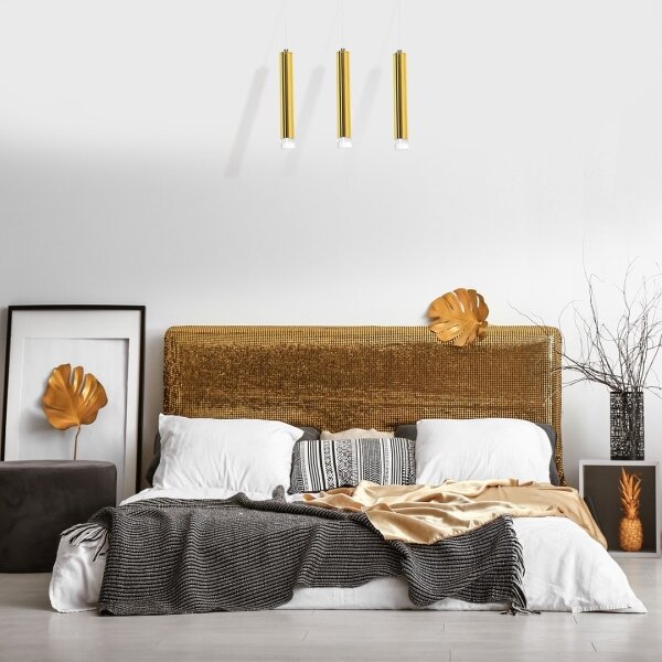 Lampadario LED a cavo GOLDIE LED/5W/230V dorato