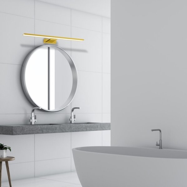 Illuminazione a specchio LED per bagno SHINE LED/13,8W/230V 60 cm IP44 oro