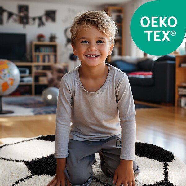 Tappeto per bambini nero e crema ø 100 cm Fun - Ayyildiz Carpets