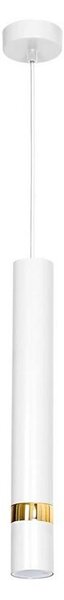 Lampadario a cavo JOKER 1xGU10/25W/230V bianco/oro