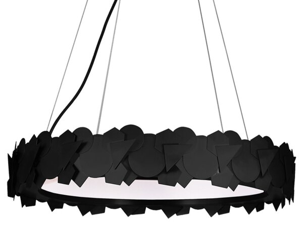 Lampada a sospensione LED su cavo SOHO LED/24W/230V, nero